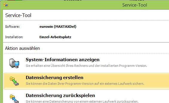 Datensicherung