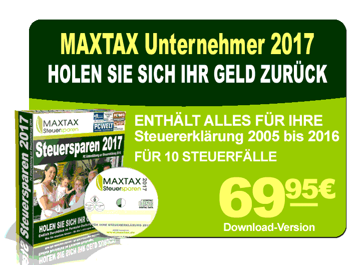 MAXTAX Kaufbutton Unternehmer 2017
