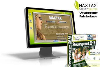 MAXTAX 2018 Unternehmer Fahrtenbuch